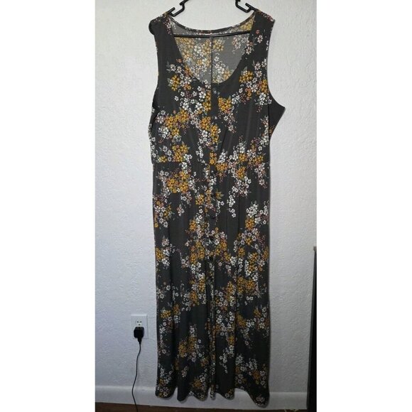 Maurices Women’s Sundress Sleeveless Floral Empire Maxi Length Size 1 - Picture 1 of 5